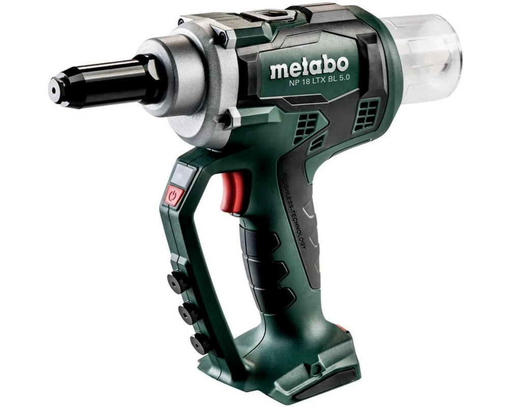 Metabo Akku-Blindnietpistole NP 18 LTX BL 5.0, Solo