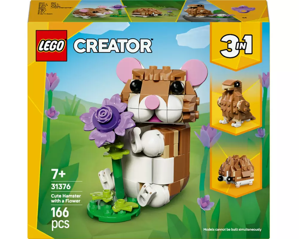 LEGO Creator Niedlicher Hamster mit Blume 31376