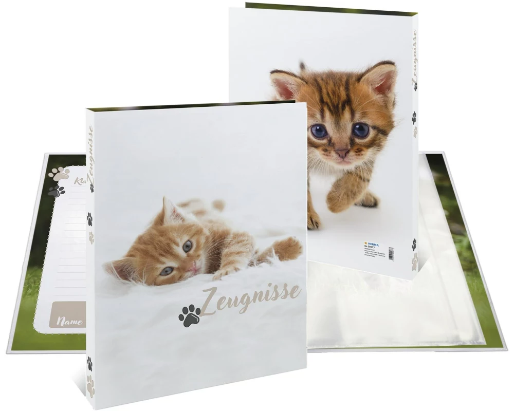 HERMA Zeugnismappe Karton Katze 1 Stück