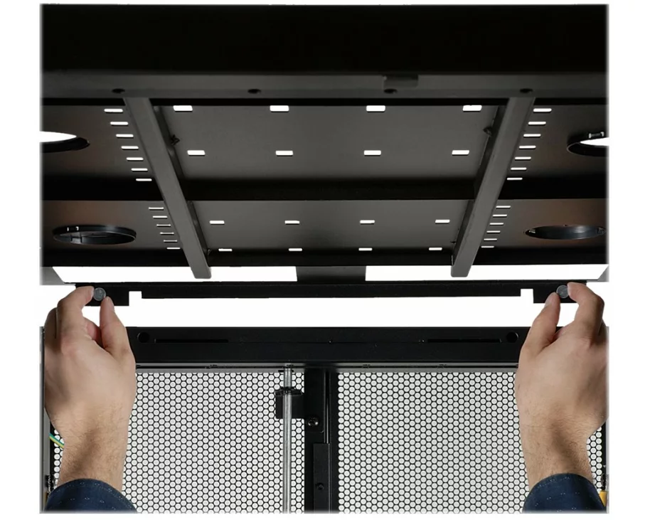 EATON TRIPPLITE SmartRack 42U, Standard-Depth, Rack Enclosure Cabinet, with Clear Acrylic Window