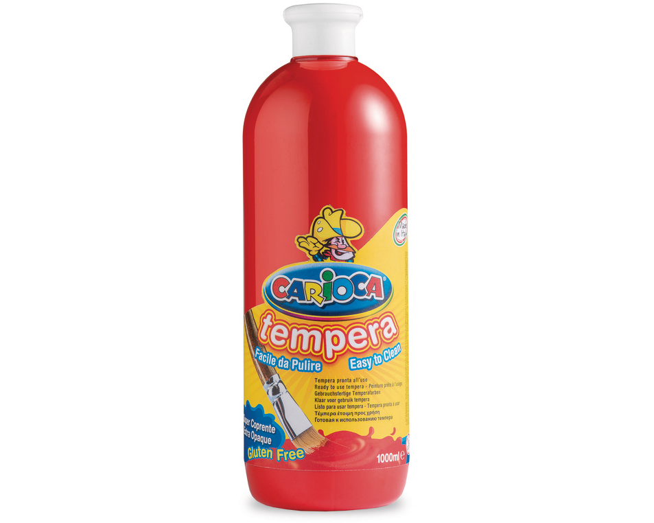 CARIOCA Temperafarben 1000ml 3388 rot