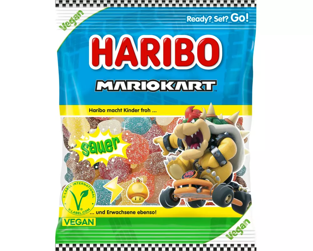 Haribo Gummibonbons Mario Kart Sauer 160 g