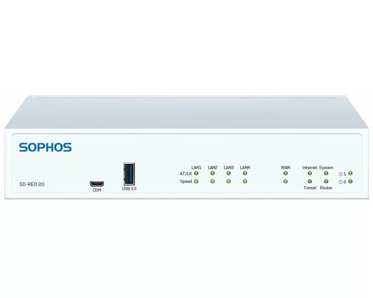 SOPHOS SD-RED 20 Rev1 Appliance - with multi-region power adapter