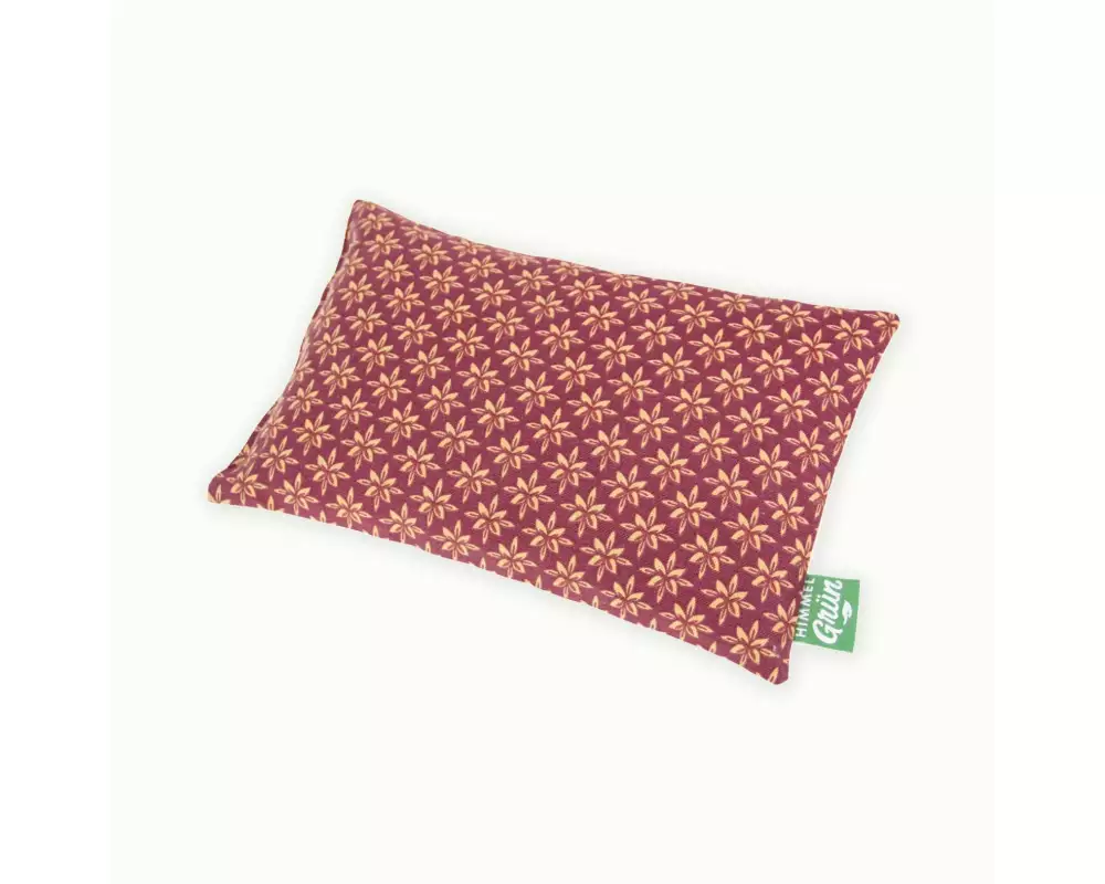 Himmelgrün Wärmekissen Blütenstern mit Kirschkernfüllung 30 x 20 cm