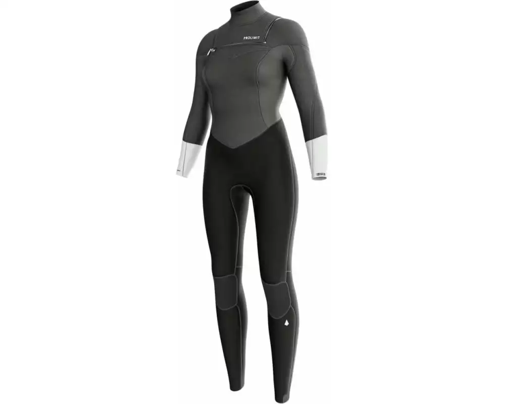 Prolimit Neoprenanzug Fire Steamer Freezip 5/4 40, Schwarz/Grau