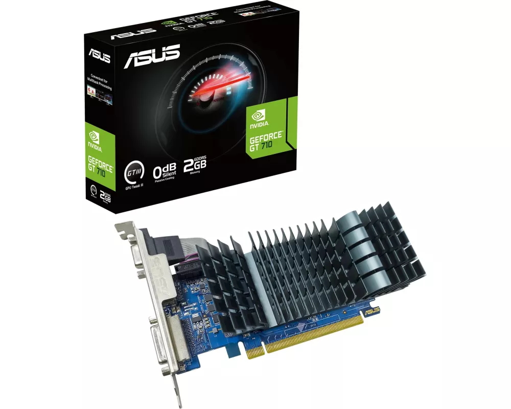 ASUS Grafikkarte GeForce GT 710 EVO 2 GB GDDR5