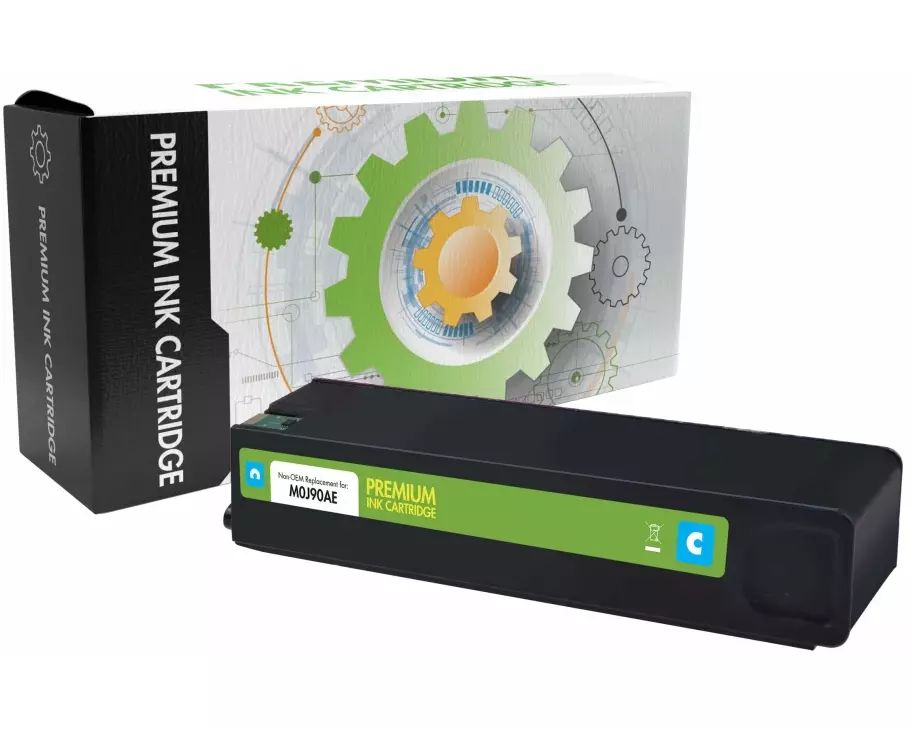 STATIC Ink cartridge compatible with HP M0J90AE 991X cyan remanufactured 16.000 pages