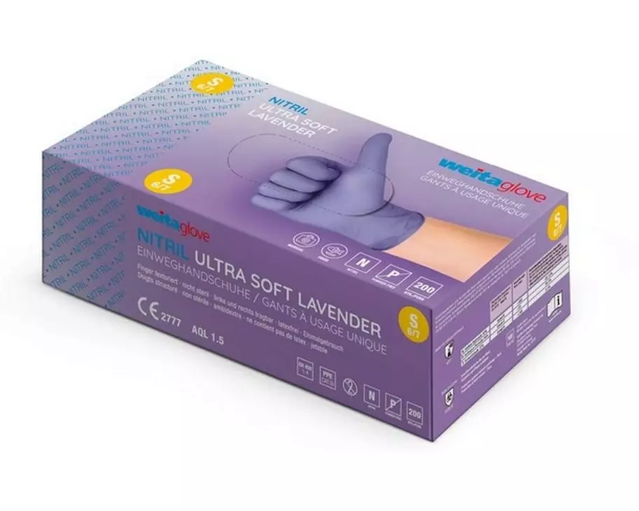 Weitaglove Nitril Ultra Soft Lavender S Nitril, Lavendel, S
