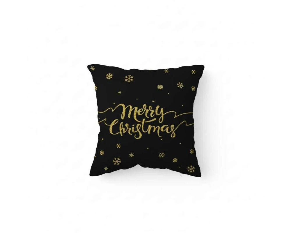 Conceptum Hypnose Dekokissen Merry Christmas Schwarz