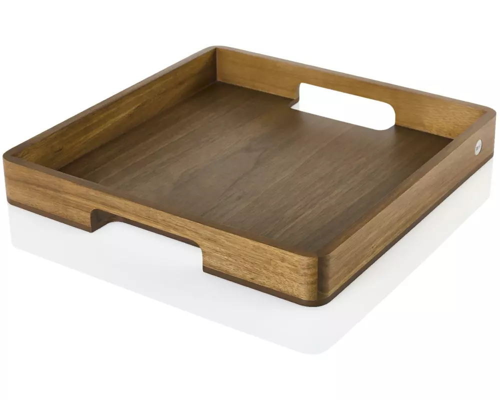 AdHoc Serviertablett Serve Square 40 x 40 cm, Walnuss