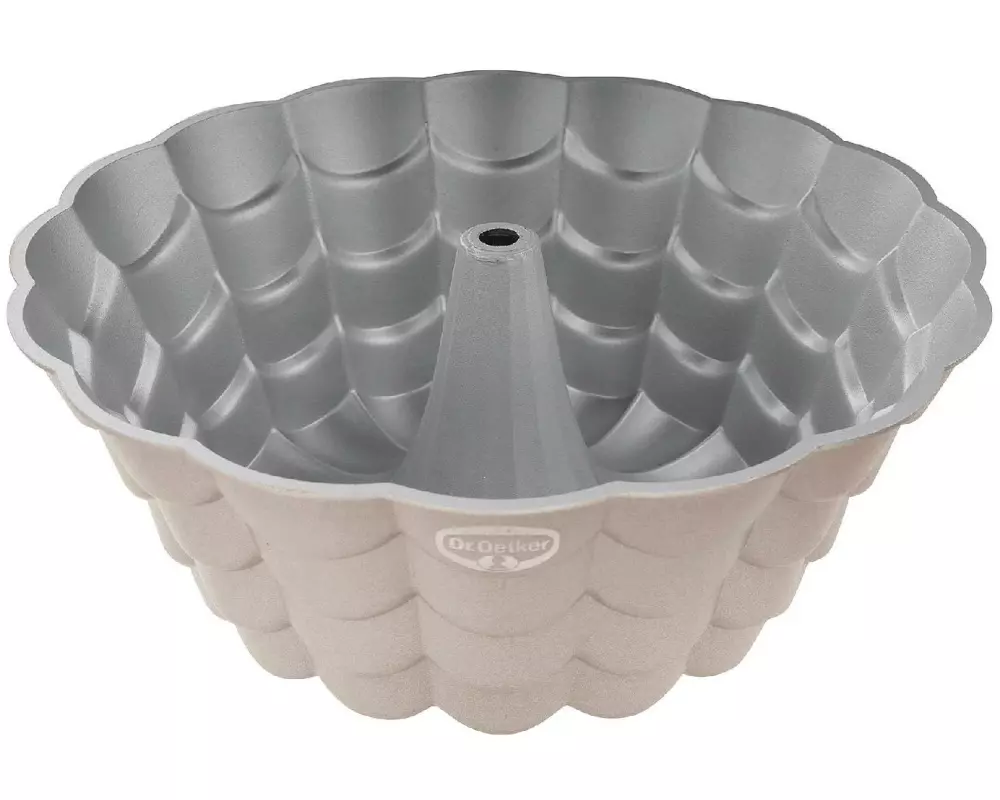 Dr.Oetker Gugelhupf-Backform Floral 24 cm, Beige