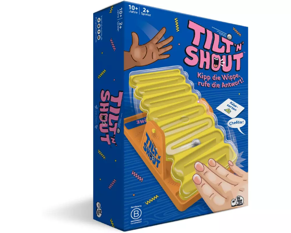 Big Potato Games Partyspiel Tilt'n'Shout - DE -