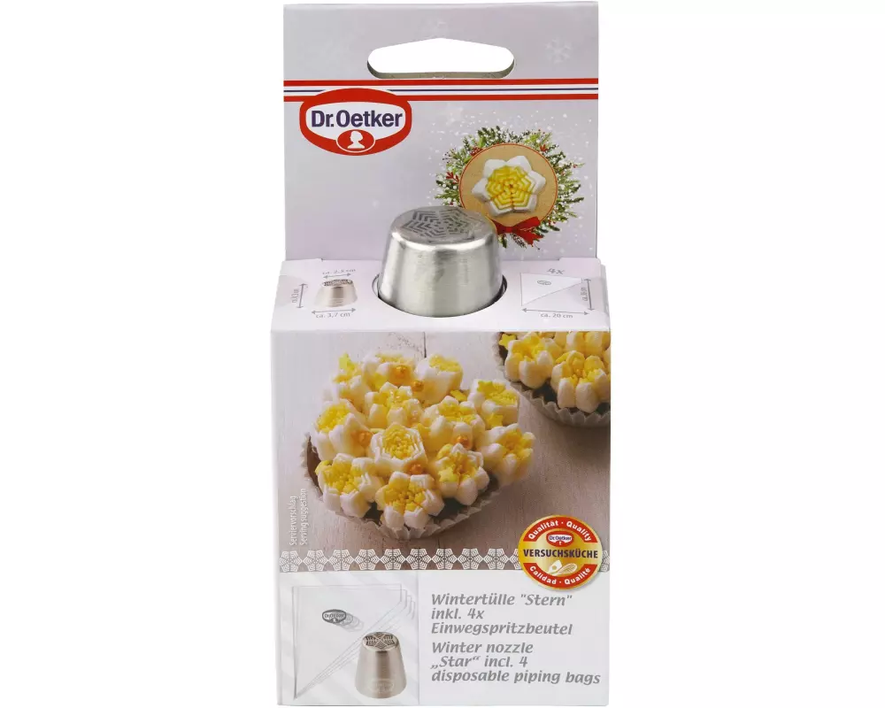 Dr.Oetker Baker Edition 1376 Edelstahl-Tülle
