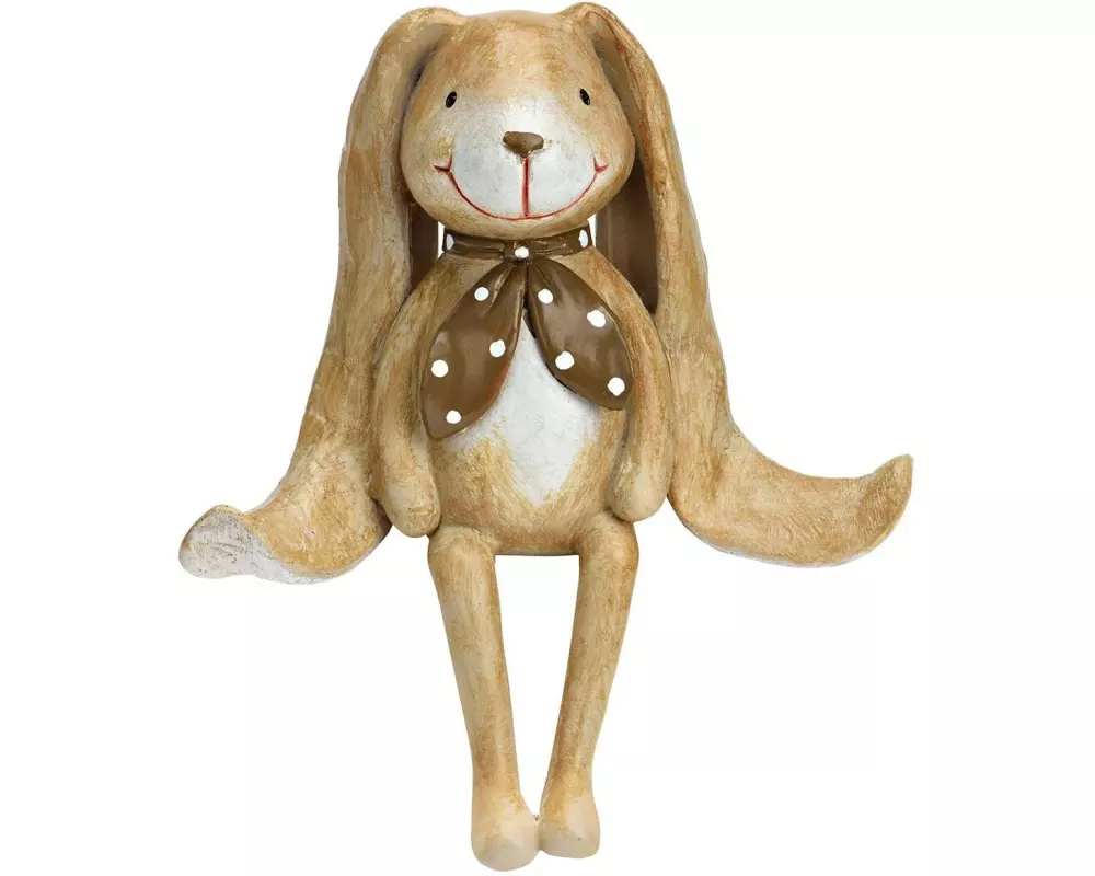 G. Wurm Aufsteller Hase 12 cm, Braun