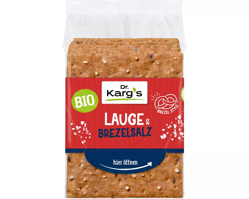 Dr. Karg's Bio Knäcke Lauge & Brezelsalz 200 g