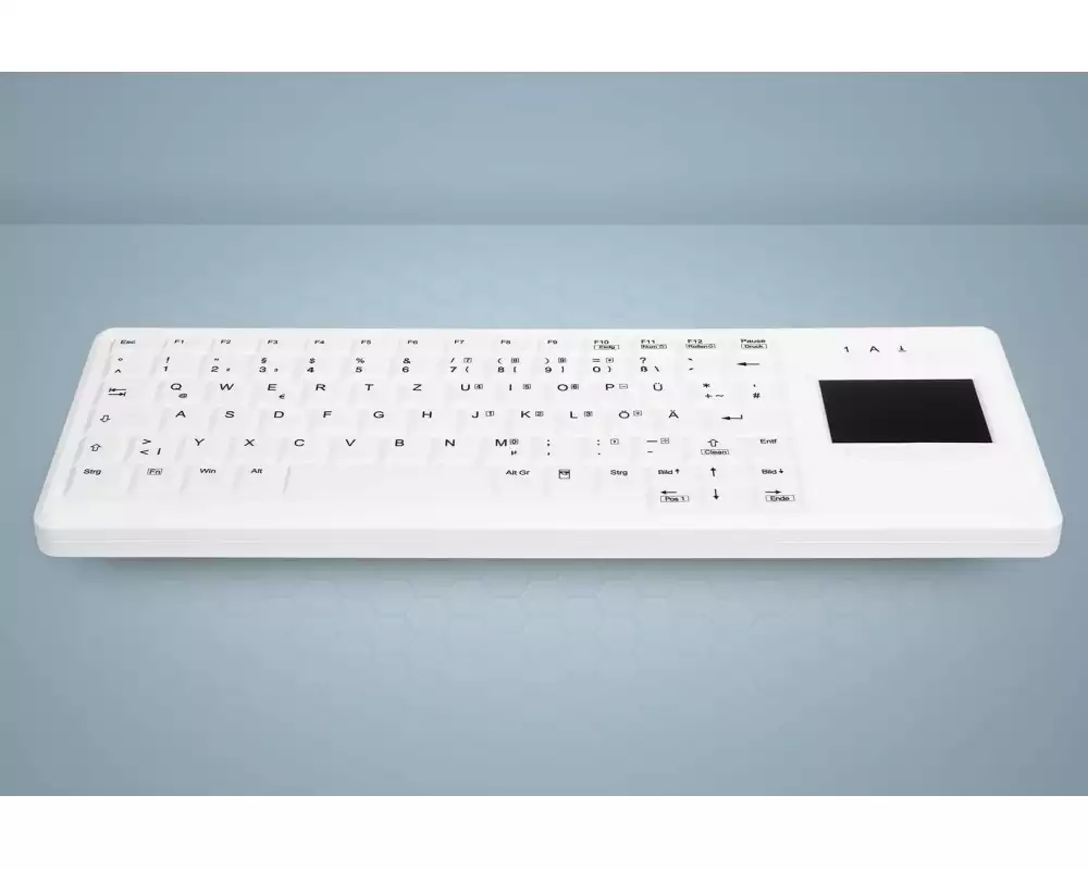 SANITIZABLE HYGIENE KEYBOARD WITH TOUCHPAD