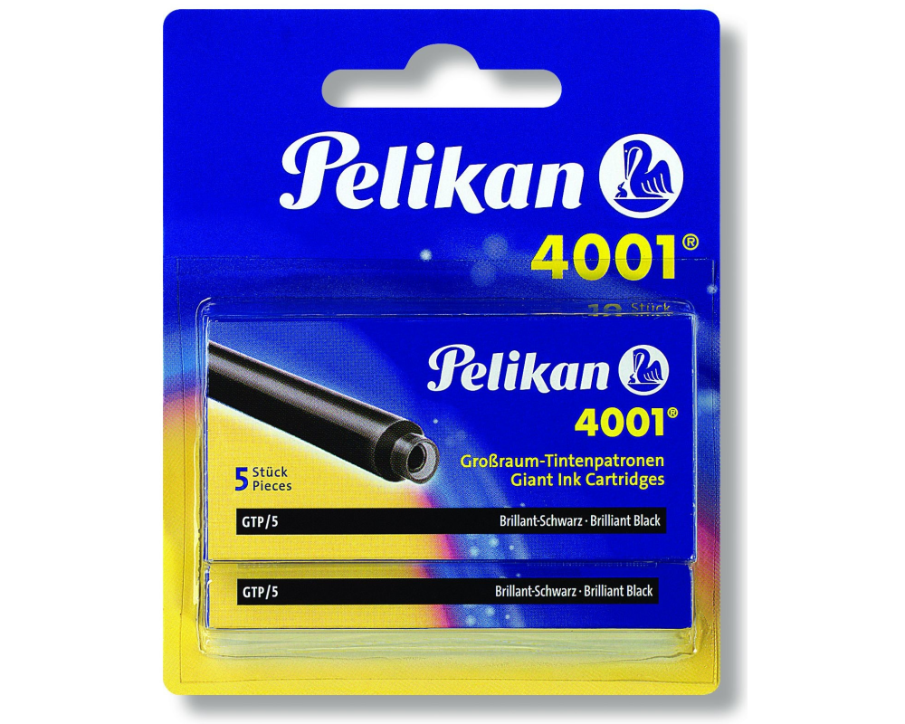 PELIKAN Tintenpatronen GTP/5/2/B 330860 schwarz, 2x5 Stück