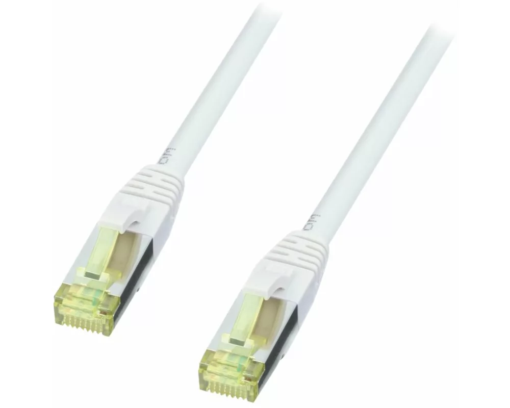 LINDY Patch Cable, Cat.7, S/FTP, RJ45-RJ45, 0,5m, grey, LSOH, PIMF, Cat7 rawcable with Cat6a conncetors