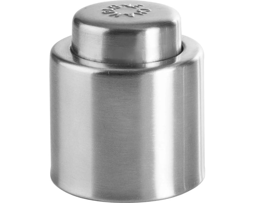 Ibili Champagnerdeckel mit Druckknopf 5 cm Silber