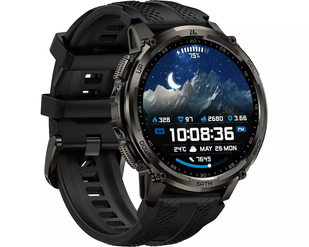 Kospet Smartwatch Tank T4C Schwarz