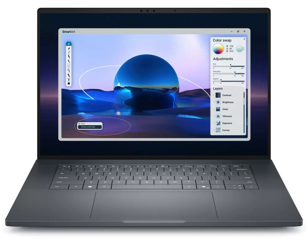 DELL Pro Max 16 Premium MA16250. Product type: Mobile workstation, Form factor: Clamshell. Processor family: Intel Core Ultra 7, Processor model: 265H. Display diagonal: 40.6 cm (16"), HD type: Full HD+, Display resolution: 1920 x 1200 pixels. Internal memory: 32 GB, Internal memory type: LPDDR5x-SDRAM. Total storage capacity: 1 TB, Storage media: SSD. On-board graphics card model: Intel Arc 140T, Discrete graphics card model: NVIDIA RTX PRO 2000 Blackwell. Operating system installed: Windows 11