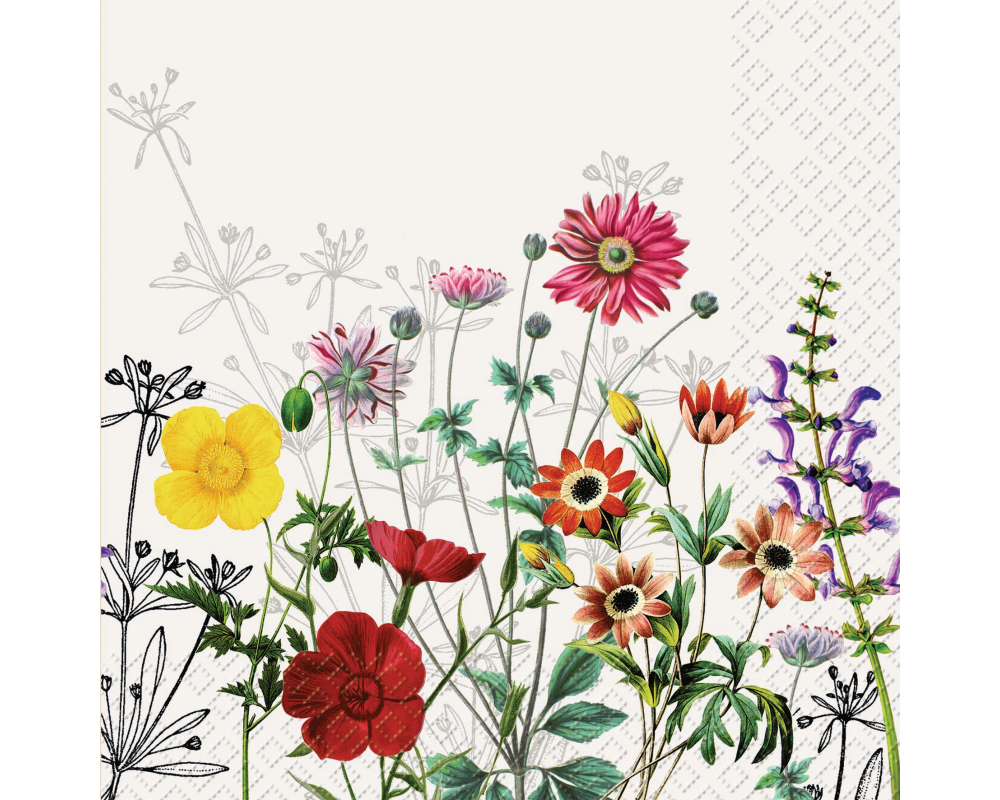 STEWO Serivette Prairie 33x33cm 2572568521 rot hell FSC 20 Stück