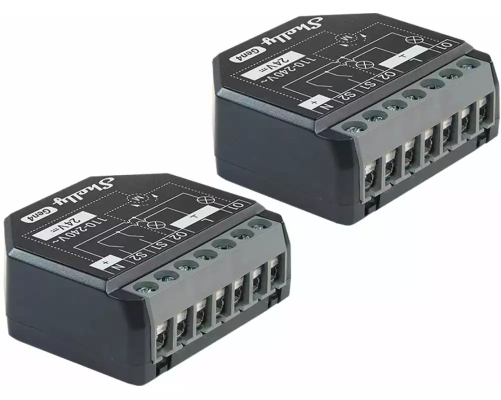 Shelly 2PM Gen4 WiFi-Switch Matter X2
