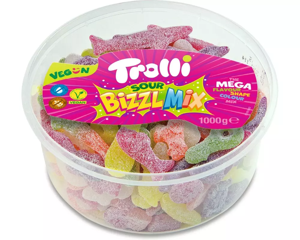 Trolli Gummibonbons Bizzl Mix Dose 1000 g