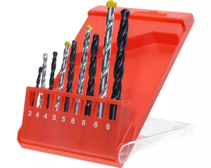 kwb Kombi-Bohrer Set HSS/HM 9-teilig