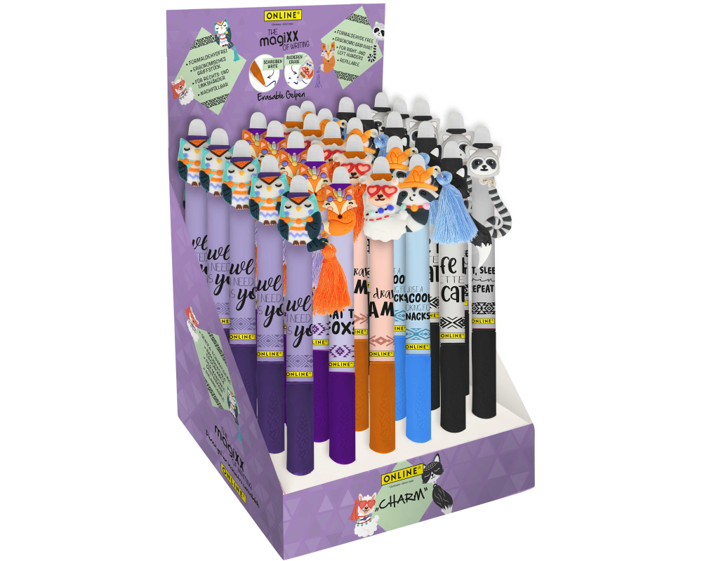 ONLINE Gelschreiber magiXX Charm 35462/30 Display, assortiert 30 Stück