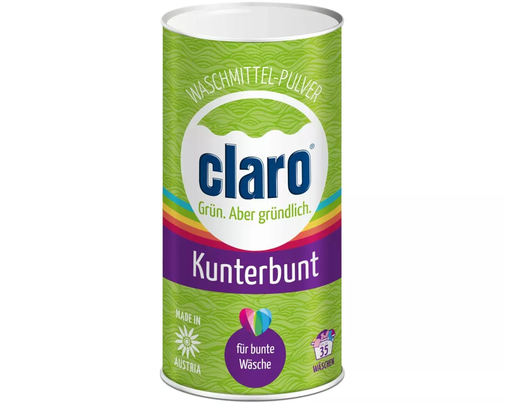 claro Pulverwaschmittel Öko Kunterbunt 1 kg