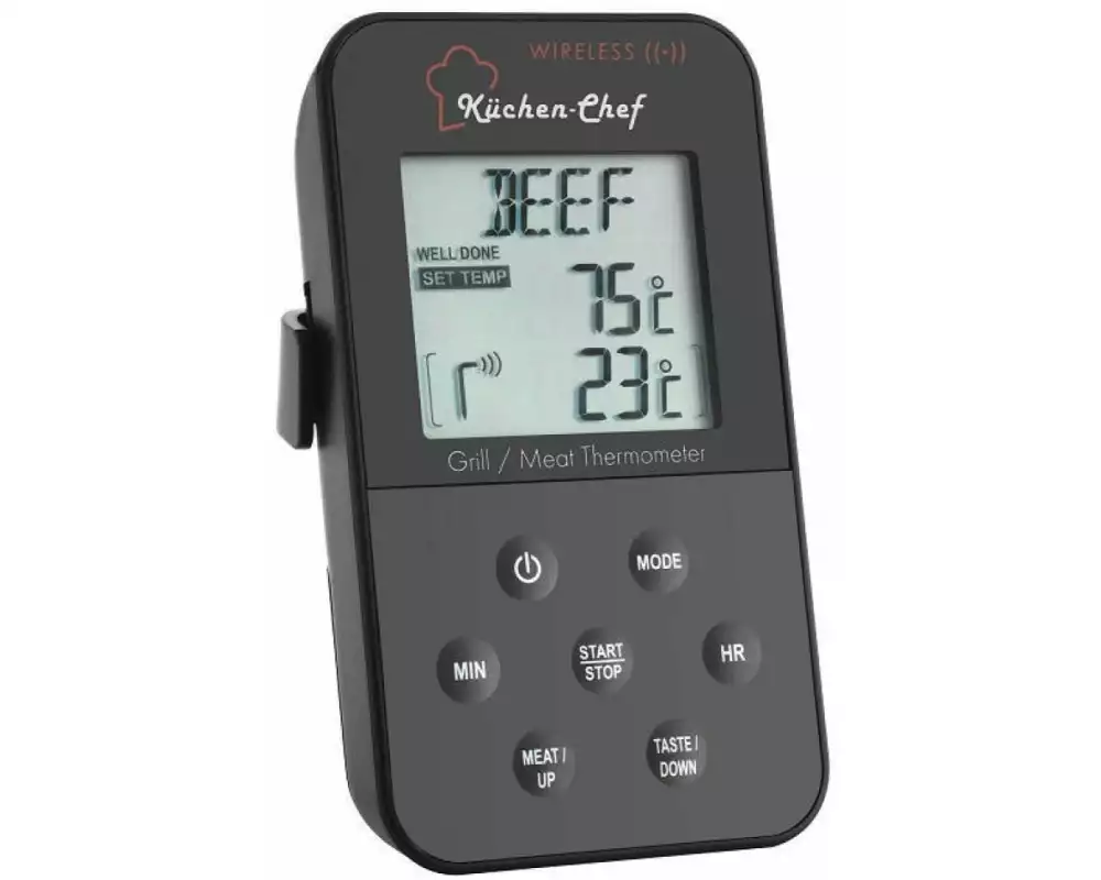 TFA Dostmann Fleischthermometer inkl. Thermoelementfühler Funk