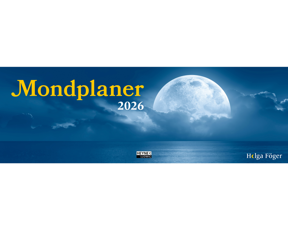 HEYNE Mondplaner 2026 9783453239616 1W/2S DE 32x10.7cm