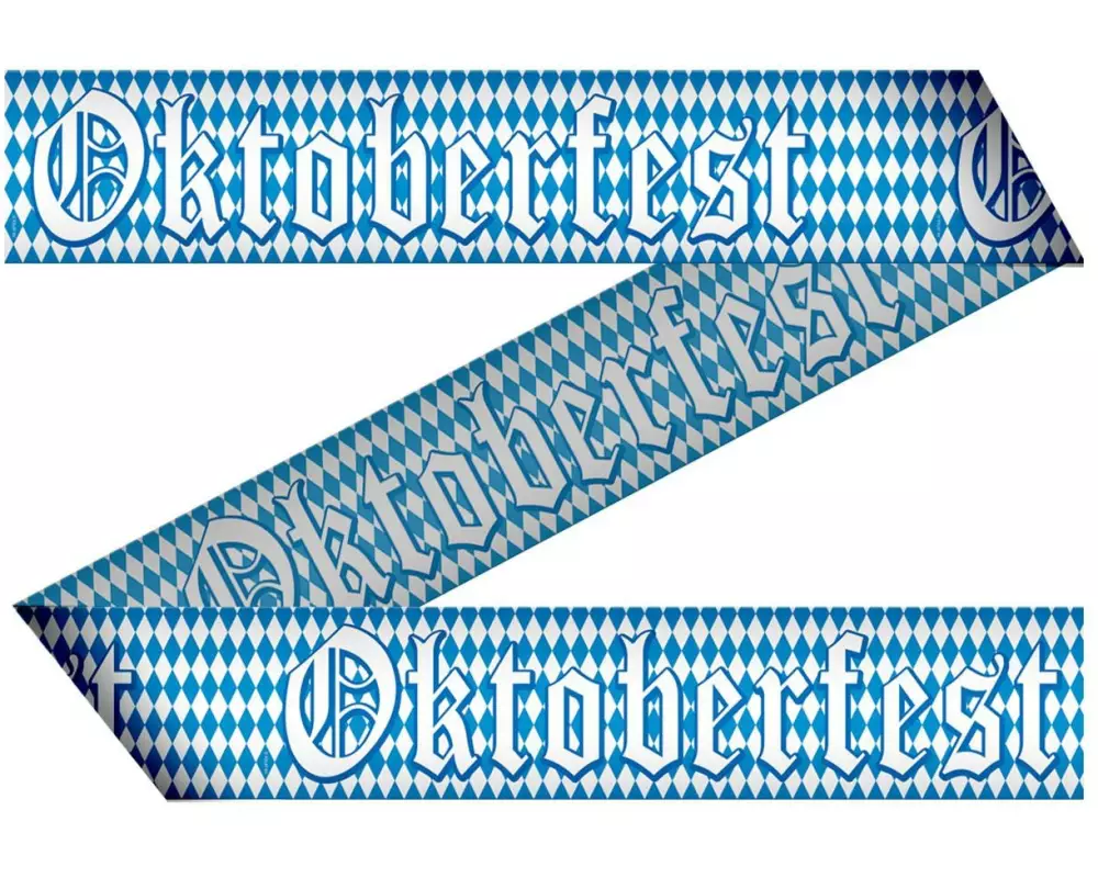 Folat Partyaccessoire Absperrband 15 m, Blau