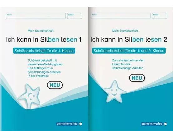 Ich kann in Silben lesen 1 und 2 - Schülerarbeitshefte für die 1. und 2. Klasse