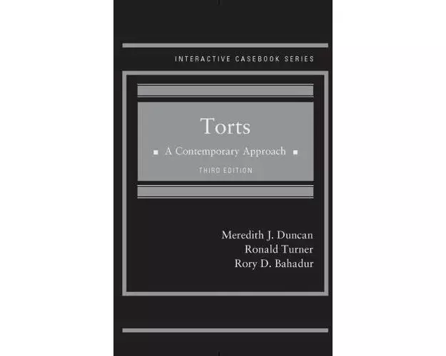 Torts, A Contemporary Approach - CasebookPlus