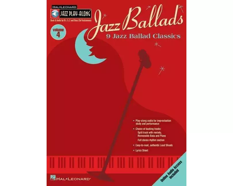 Jazz Ballads Jazz Play-Along Volume 4 Book/Online Audio