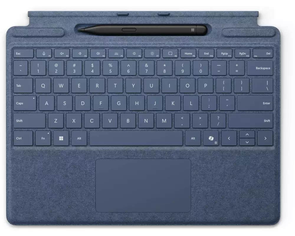 Microsoft Surface Pro Keyboard mit Slim Pen Saphirblau RETAIL