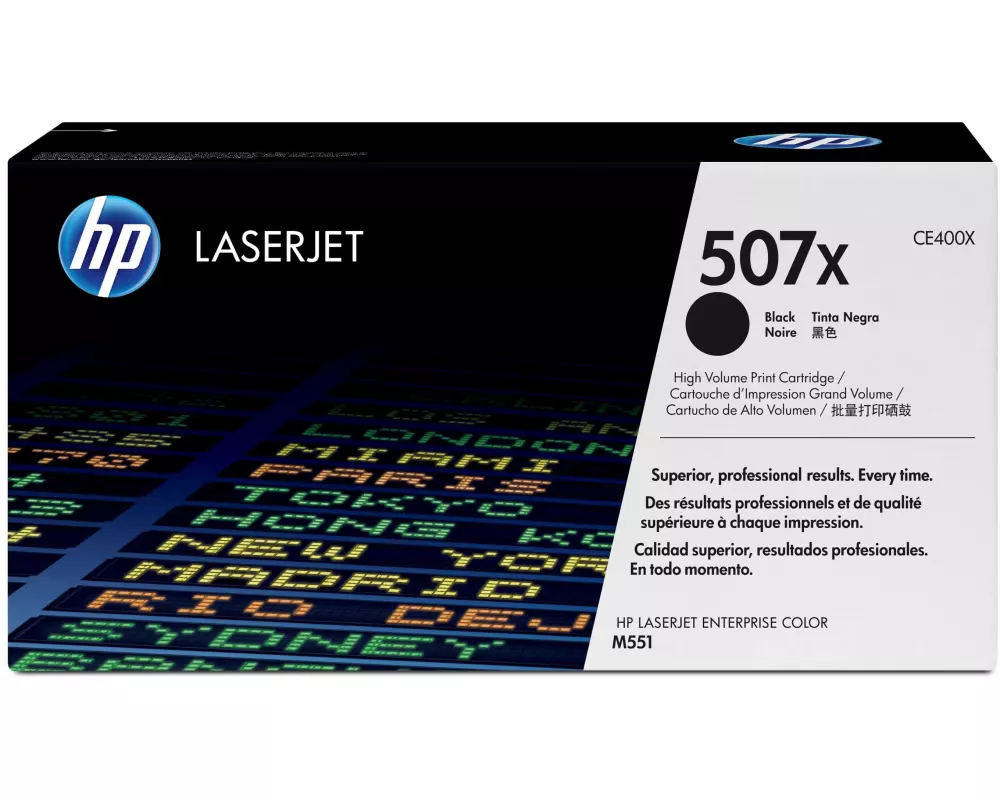 HP Toner Nr. 507X (CE400X) Black