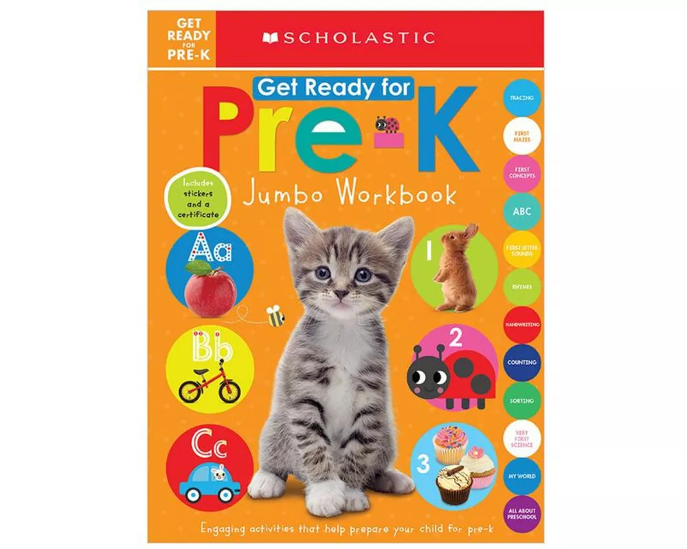 Get Ready for Pre-K Jumbo Workbook: Scholastic Early Learners (Jumbo Workbook)
