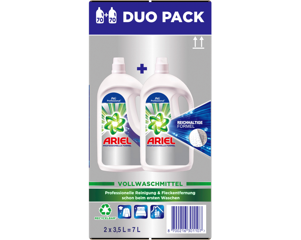 ARIEL Waschmittel flüssig 2x3.5lt 971689 regular