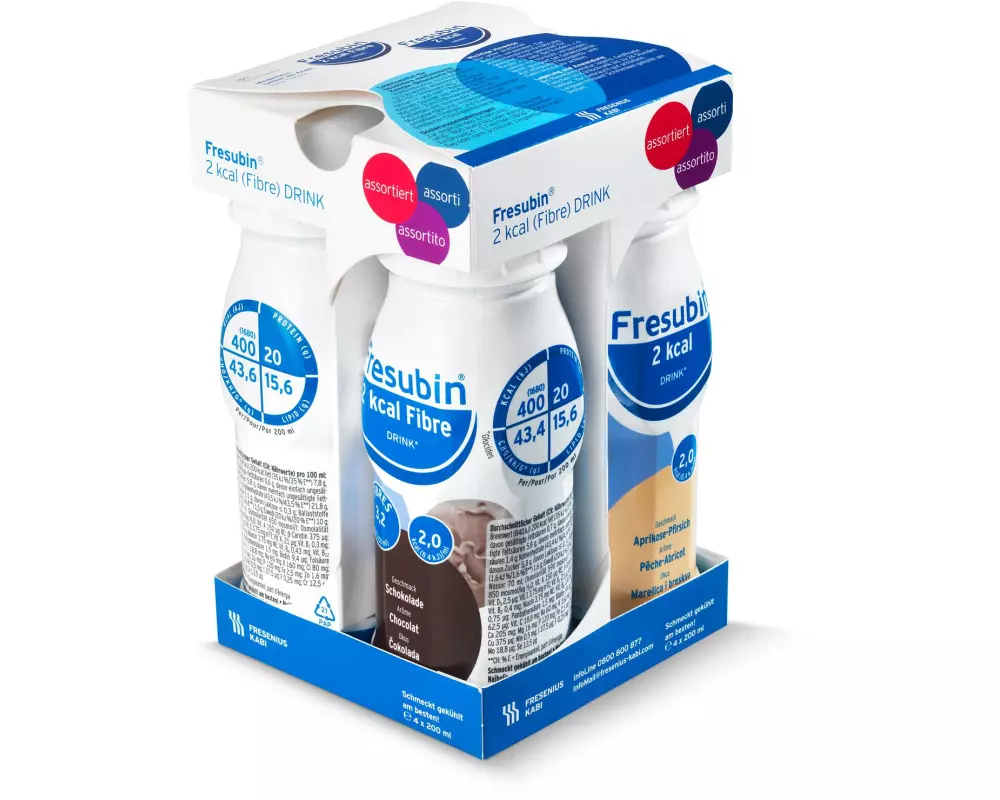 Fresubin 2 kcal Fibre Drink assortiert 4 x 200 ml