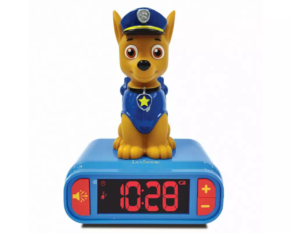 Lexibook Wecker mit Nachtlicht Paw Patrol Chase