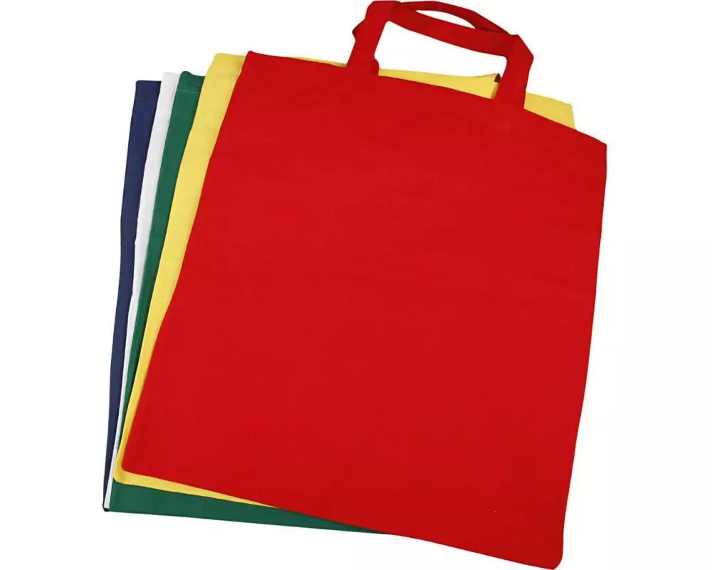 Creativ Company Stofftasche 38 x 42 cm 5 Stück