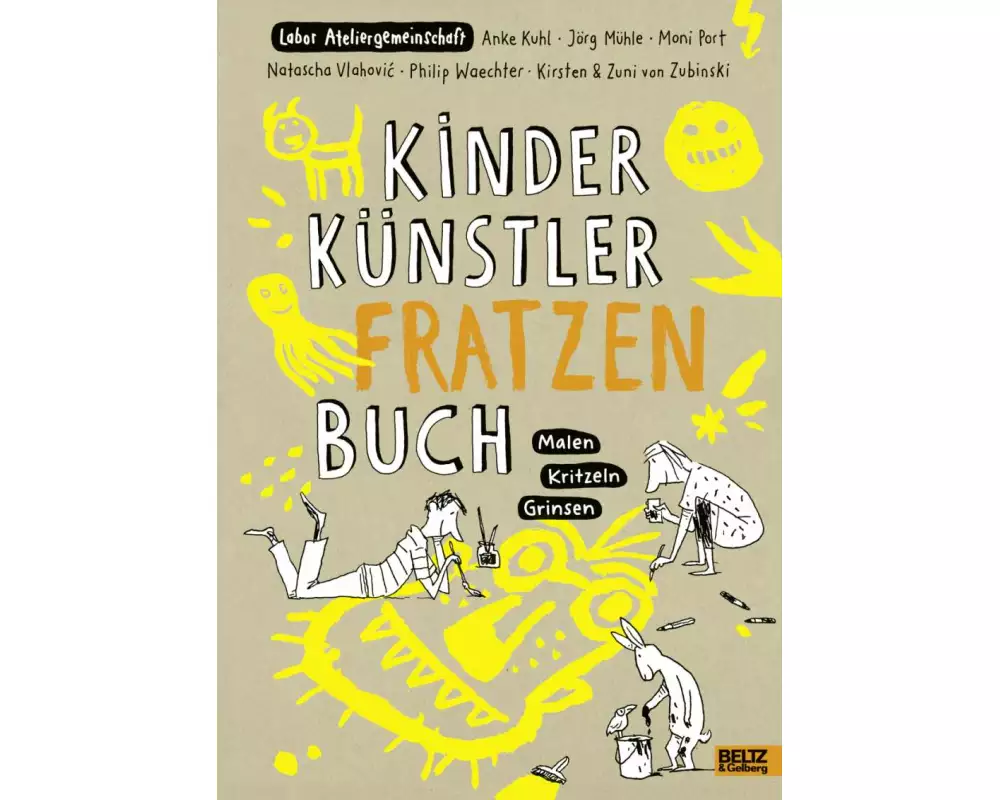 Kinder KÜnstler Fratzenbuch