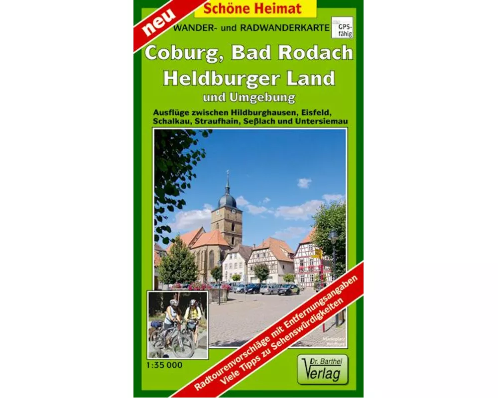 Coburg, Bad Rodach, Heldburger Land und Umgebung 1:35 000