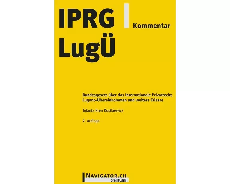 IPRG/LugÜ Kommentar