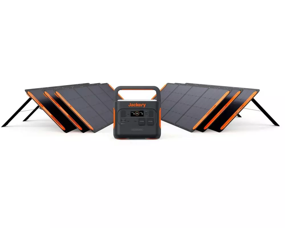 Jackery Power Station Kit– Explorer2000Pro+ 6xSolarSaga200W, 2160 Wh