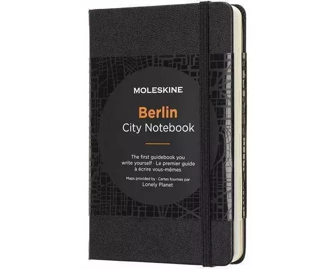 City Notizbuch / Pocket Berlin, Black/ liniert / A6