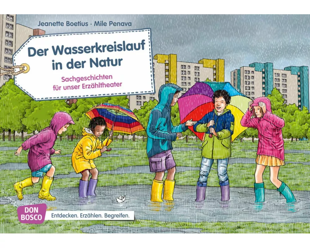 Der Wasserkreislauf in der Natur. Kamishibai Bildkartenset